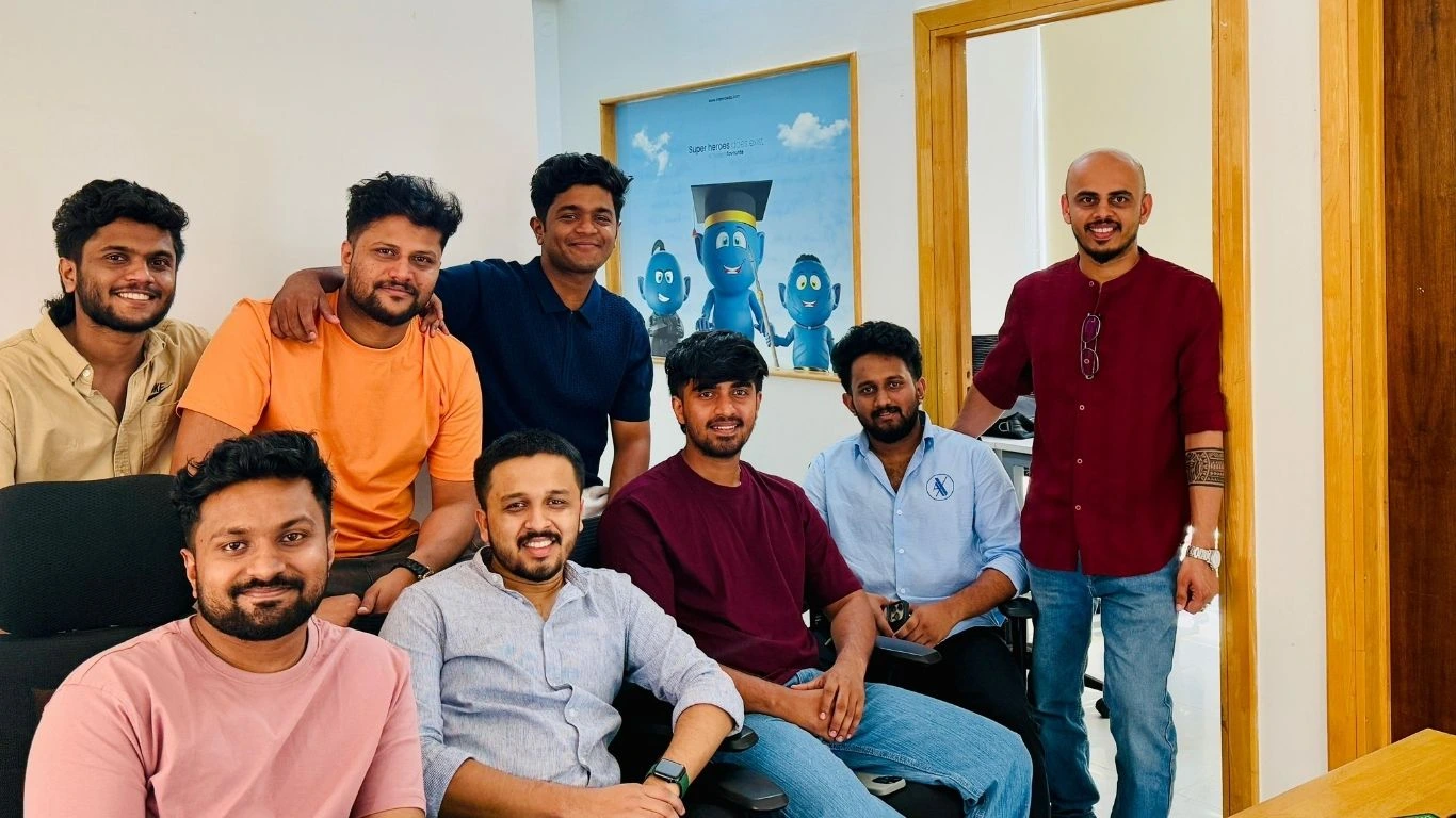 Interval Learning team celebrates new office launch in Bangalore, fostering personalised education with passion.