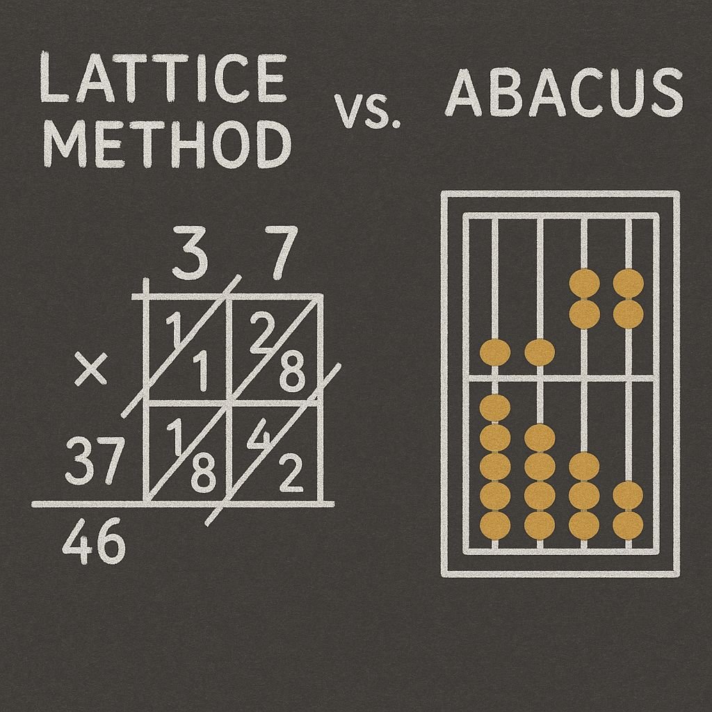Lattice Method vs Abacus