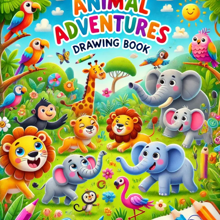 Animal Adventures Drawing Book