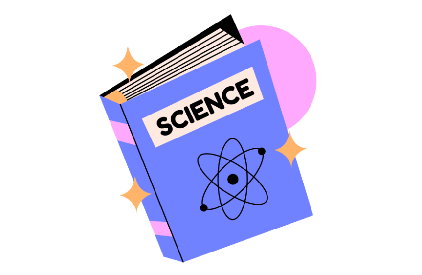Picture of a science book